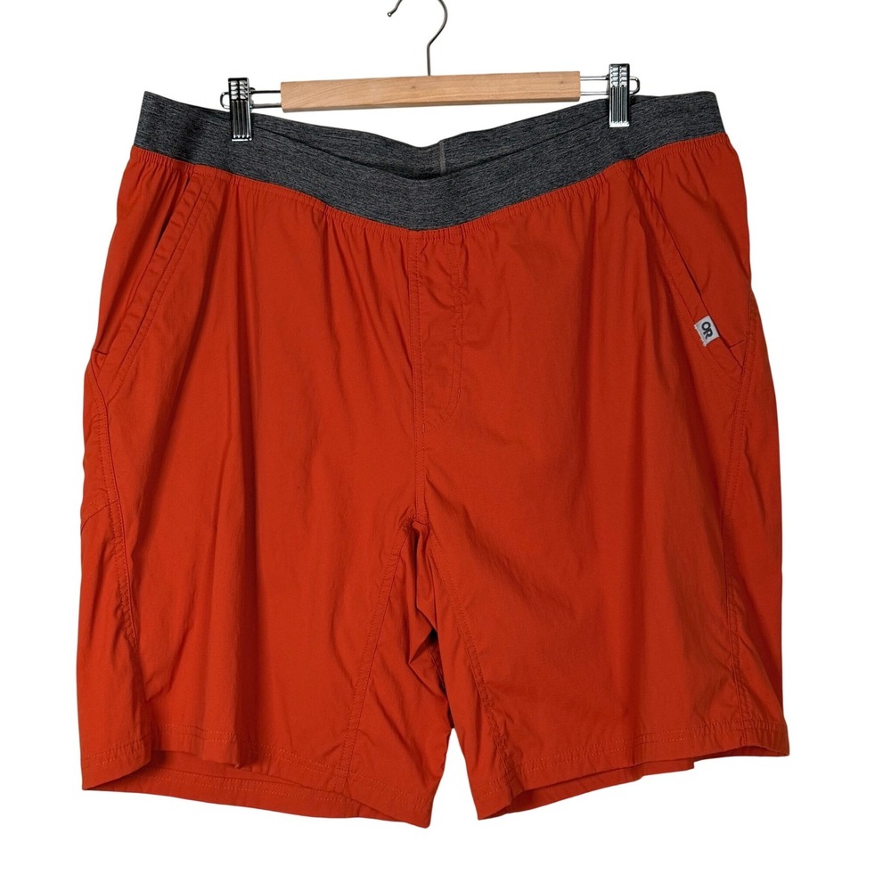 Outdoor Research OR Men's Orange Nylon Athletic‎ Shorts Size XXL TTG